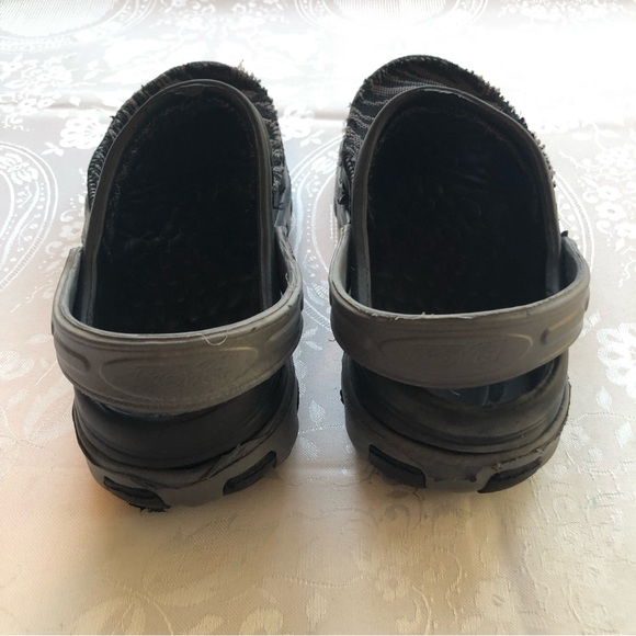 Boji Sandals Women’s Size 41(US-10) Gray/Black Zebra Mules Clogs Rubber Shoes - Picture 3 of 16